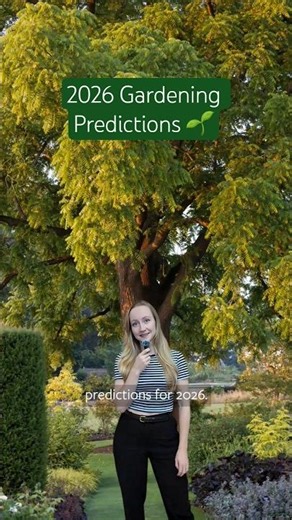 Gardening trend forecast for 2026 - What will we be growing in the new year? 🌱 #rhs #gardening