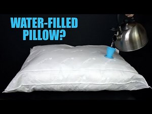 Testing an Unusual Water-Filled Pillow!