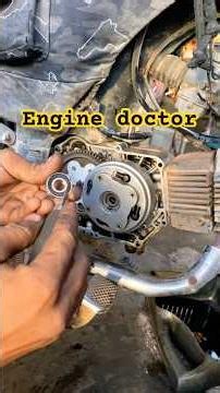Clutch bearing replace #bike doctor #engine champion #bike lover video like 🛠️👍￼