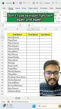Don't Use Textsplit in Excel like this‼️Instead Use Amazing Trick #excel #exceltips #exceltricks