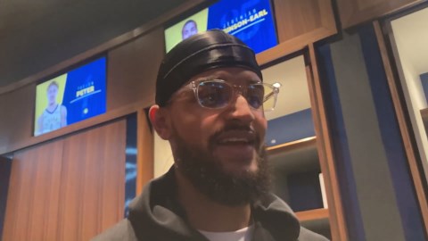 Jeremiah Robinson-Earl discusses the Pacers' loss to the Pistons