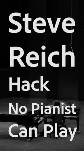 Steve Reich Hack that No Pianist Can Play #stevereich #electronicmusic #pianophase