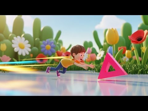 Tap the Triangle That’s Pink | Learn Shapes and Colors for Kids