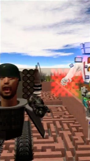 Invisible Skibidi Toilet in the maze