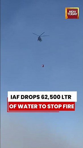 WATCH | Brave IAF Pilots Fight Fire Day And Night In Kasauli #himachal #forestfire #kasauli #viral