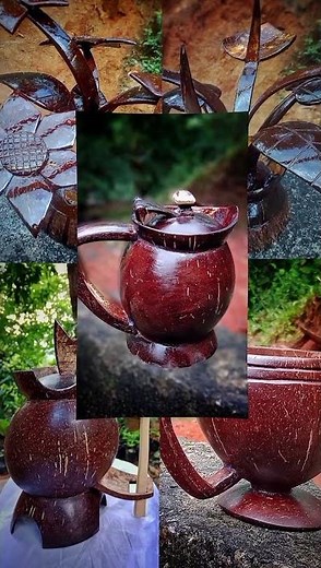 Amazing Coconut Shell Creations 🌴 | Handmade Sri Lankan Art 🇱🇰