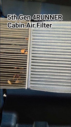 Change Your 4RUNNER Cabin Air Filters!! 👀👀😭 #diy #automobile