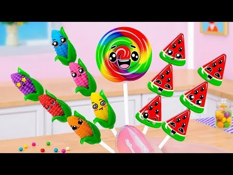 Delicious Rainbow Mixed Fruit Jelly 🍇🍊 Amazing Rainbow Dessert Recipes ✨ Yummy Little Cakes