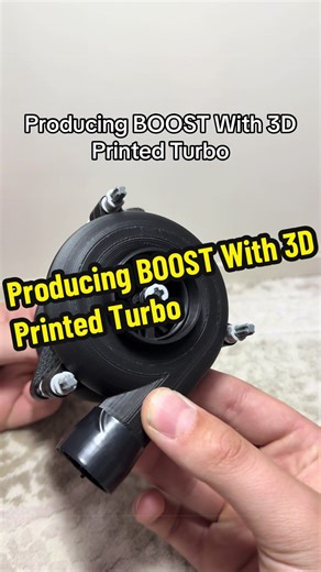 Producing BOOST With 3D Printed Turbo! #Turbo #Boost #Spoolup #3DPrint #Engineering