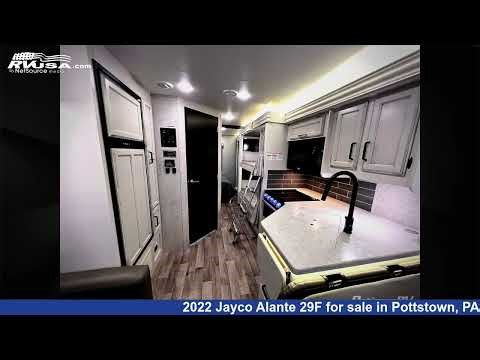 Remarkable 2022 Jayco Alante 29F Class A RV For Sale in Pottstown, PA | RVUSA.com