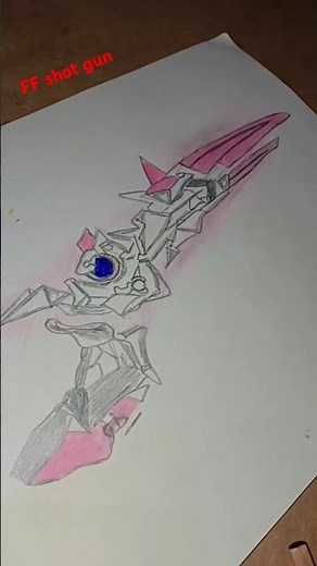 How To Draw Free Fire Shotguns (Tutorial)