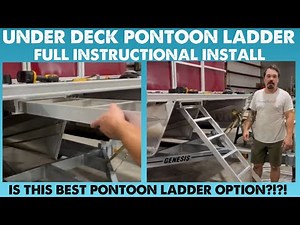 GREAT PONTOON LADDER OPTION - Full Installation