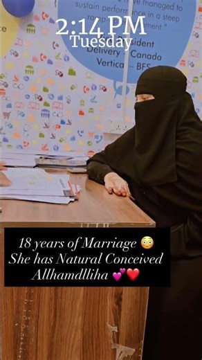 18 years of Marriage she has natural conceived Allhamdlliha ❤Mashallha Mubarak @rm wellness clinics