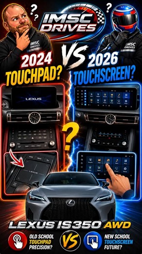 Lexus IS350 AWD | 2024 Touchpad vs 2026 Touchscreen… Which Lexus Did It Better?! 👀