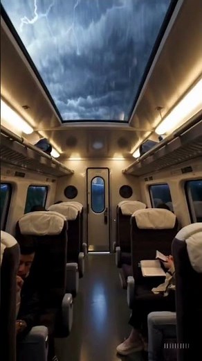 Rain and Thunder Outside, Peace Inside | Sleeper Train in a Stormy Night