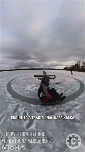 Winter Ride? More Like Jet Engine Chaos! 🚀