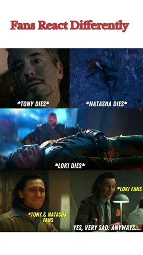 Marvel Meme: Tony, Natasha, and Loki Fans React 😂🕶️