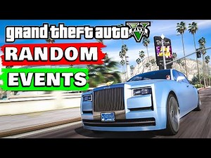 GTA 5 - Random Events - All Locations Guide 2025 (Cars, Skills & Money Rewards)