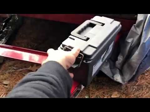 Utility trailer storage for $8.