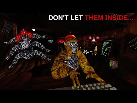 BEATING The SCARIEST New Gorilla Tag Horror Game… (Five Nights At Monkey’s)