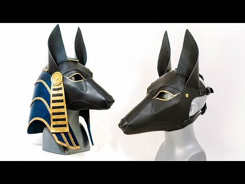 Making an Anubis Mask with Headpiece PDF Pattern