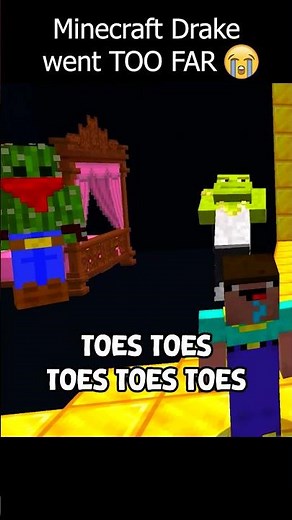 Minecraft Drake went TOO FAR 😭