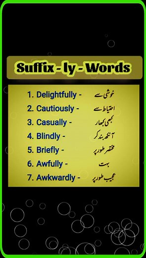 101K views · 656 reactions | Ly - Suffixes - Meaning Words with Suffix #vocabulary #englishlanguage #fbreelsfypシ゚viral | Rameez Shah | Facebook