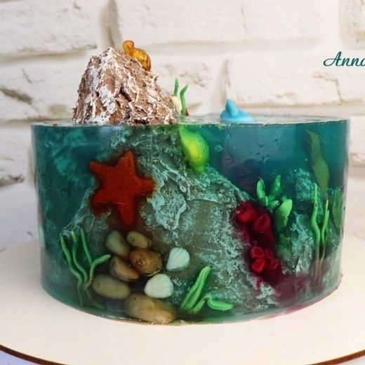 1.4M views · 2.6K reactions | The coolest cake trend ever, an outstanding aquarium cake By: annakaralkina | MetDaan Cakes | Facebook