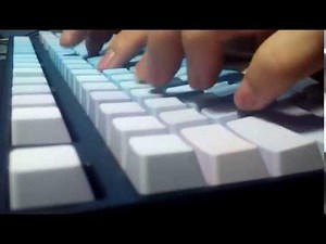 Filco Ninja Cherry MX Blue Switches Sound Test