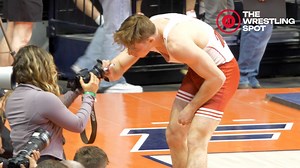 5.1K views · 75 reactions | The Wrestling Spot traveled to the State Farm Center in Champaign, IL to bring you an IHSA boys state wrestling tournament, which took place February 20-22, 2025. This 165-pound match was between Will Denny of Marist and Brody Sendele of Hononegah. The result was a technical fall (3:24). | The Wrestling Spot | Facebook
