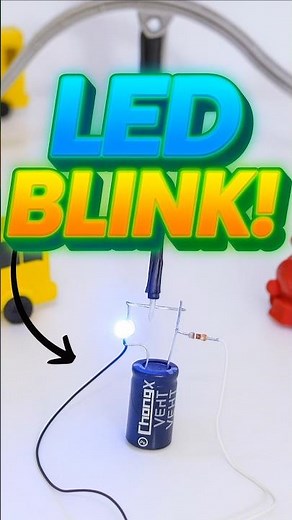 Simple LED Blinking Circuit | Easy DIY Electronics #led