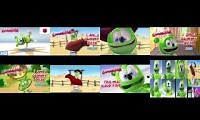 Mix of 8 videos from youtube : 23 gummy bears ._.-.