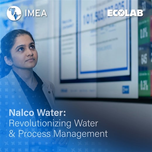 Ever wondered how to achieve greater #sustainability in #water and process management? Nalco Water is setting new standards with decades of expertise and groundbreaking solutions. We're committed to enhance #efficiency, reduce environmental impact, and contribute to a sustainable future. ​ See how our #innovations can transform operations and contribute to a greener planet: https://rb.gy/071lzh | Ecolab