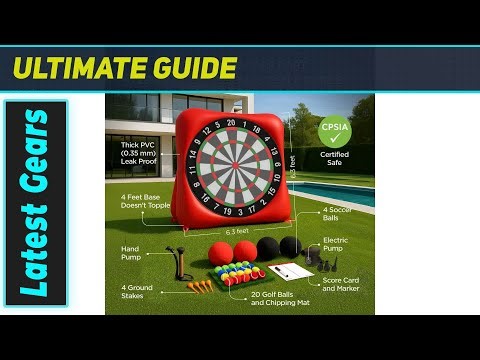 ZivPlay Inflatable Soccer Dart Board: The Ultimate Backyard Game Changer!