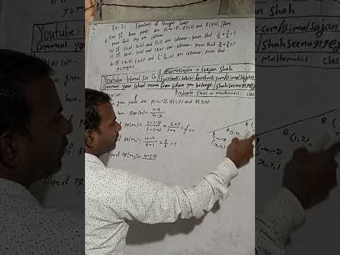 Opt class 9 Ex- 7.1 Q11a) Equations of Straight lines | Vedanta optional mathematics class 9 and 10