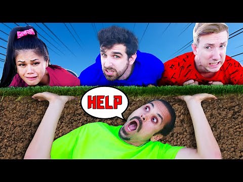 JUSTIN is HERE... but BURIED UNDERGROUND!