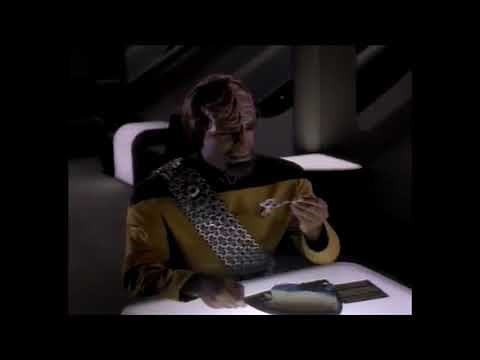 It is a Cellular Peptide Cake with Mint Frosting - Star Trek: TNG