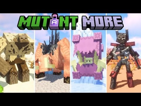 Minecraft Mutant More Mod Showcase 1.19.2