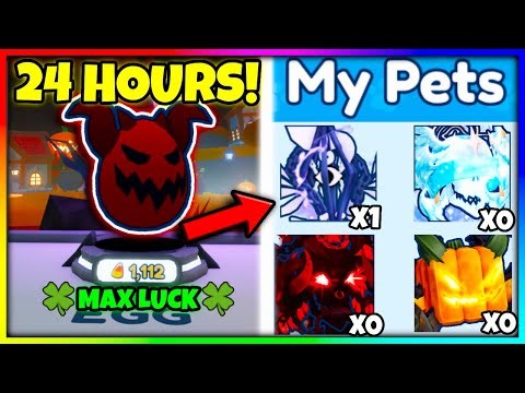 Hatching Sinister Egg for 24 HOURS! 🎃 | BGS Infinity ♾️