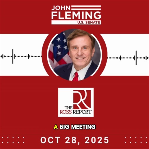 It was a great pleasure to join Carol Ross yesterday on The Ross Report, where we discussed many important topics, such as the state of the U.S. Senate race, what sets me apart from my opponents, and much more. Listen below. | Fleming for Louisiana