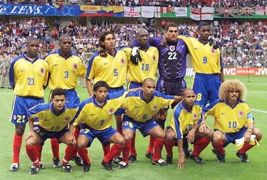 Historia de Colombia en los mundiales: Francia 1998