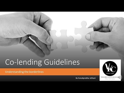 Presentation on co lending guidelines