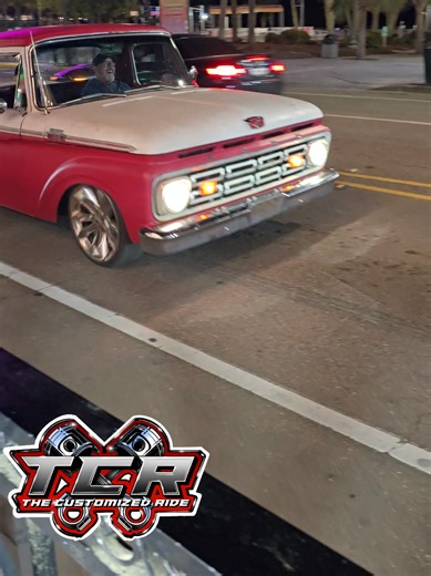 Classic 🔥 Ford Truck Cruising The Strip In Myrtle Beach | Ford Truck