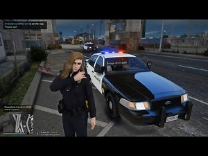 Gta 5 LSPDFR Playing As a Female L.A Port Police - CVPI Terminal Patrol