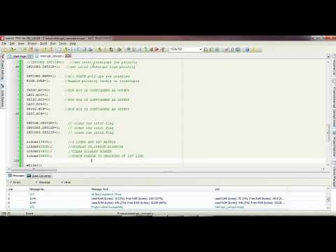 External interrupt concept in pic18f4550(code+circuit)