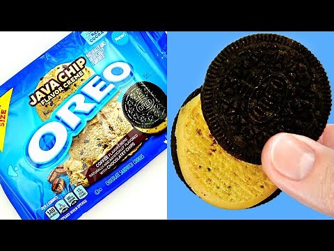 NEW OREO JAVA CHIP Chocolate Sandwich Cookies Family Size / Let's see what's inside! / Walmart