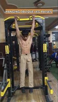 Hanging Core Workout for Insane Abs 🔥 (Obliques + Lower Abs)