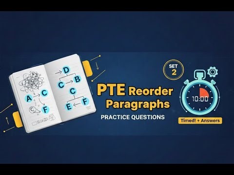 🎧 PTE Reorder Paragraph: ULTIMATE PRACTICE Set 2