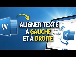 ↔️ Comment Aligner Du Texte À Gauche Et À Droite Sur La Même Ligne Dans Word