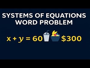 How to Solve Systems of Equations Word Problems | Step-by-Step Math Tutorial